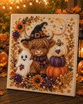 Highland Cattle 3D Halloween pearl craft kit