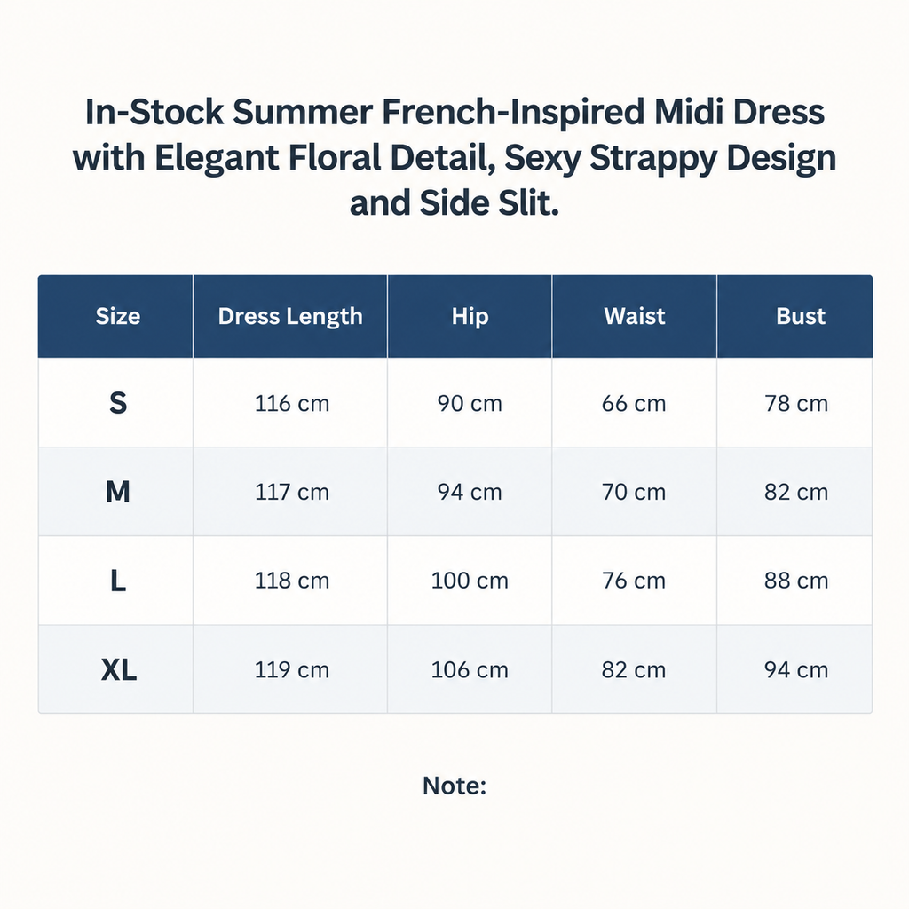 Mailshop Size Chart bbded890