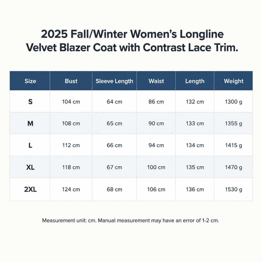 Mailshop Size Chart 82e05311